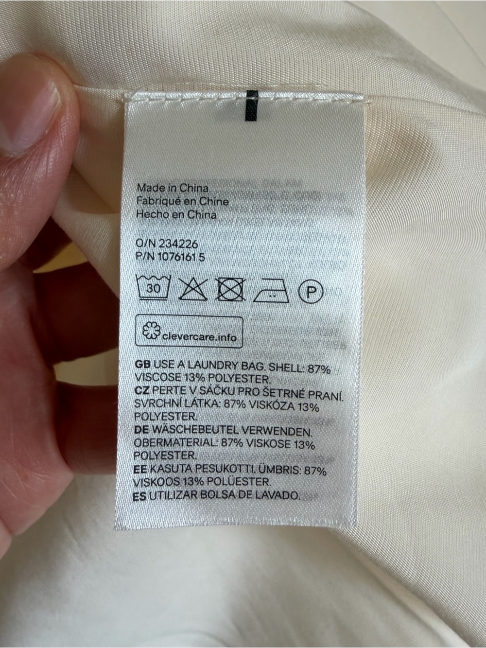 H&M Cream Boho Mini Crochet Embroidered Balloon Sleeves - Picture 9 of 12
